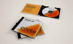 دانلود موکاپ لایه باز کاور DVD