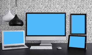 دانلود موکاپ مانیتور